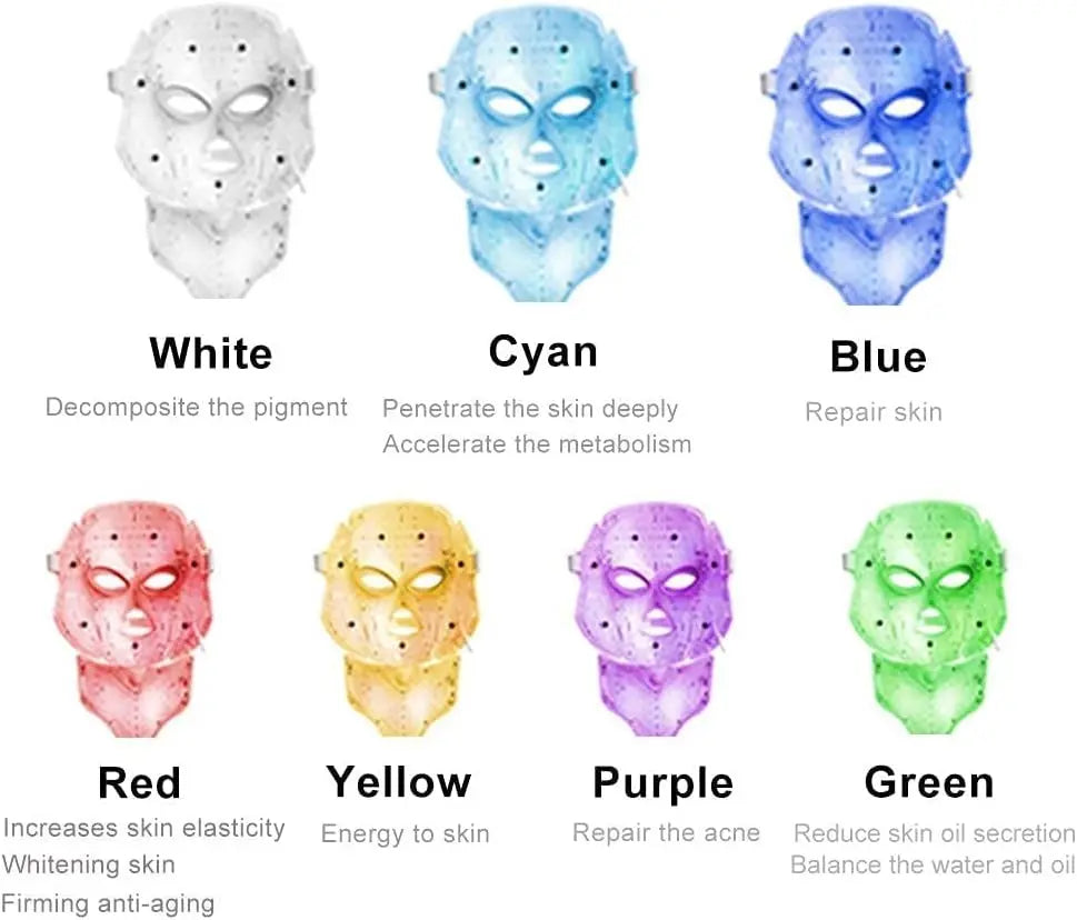LED Facial Mask — At-Home Light Therapy for Glowing Skin