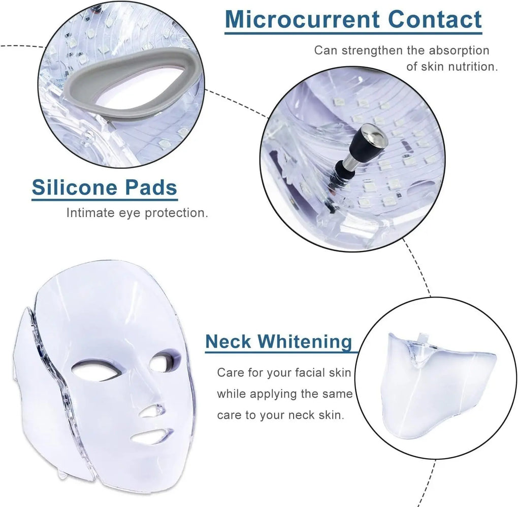 LED Facial Mask — At-Home Light Therapy for Glowing Skin