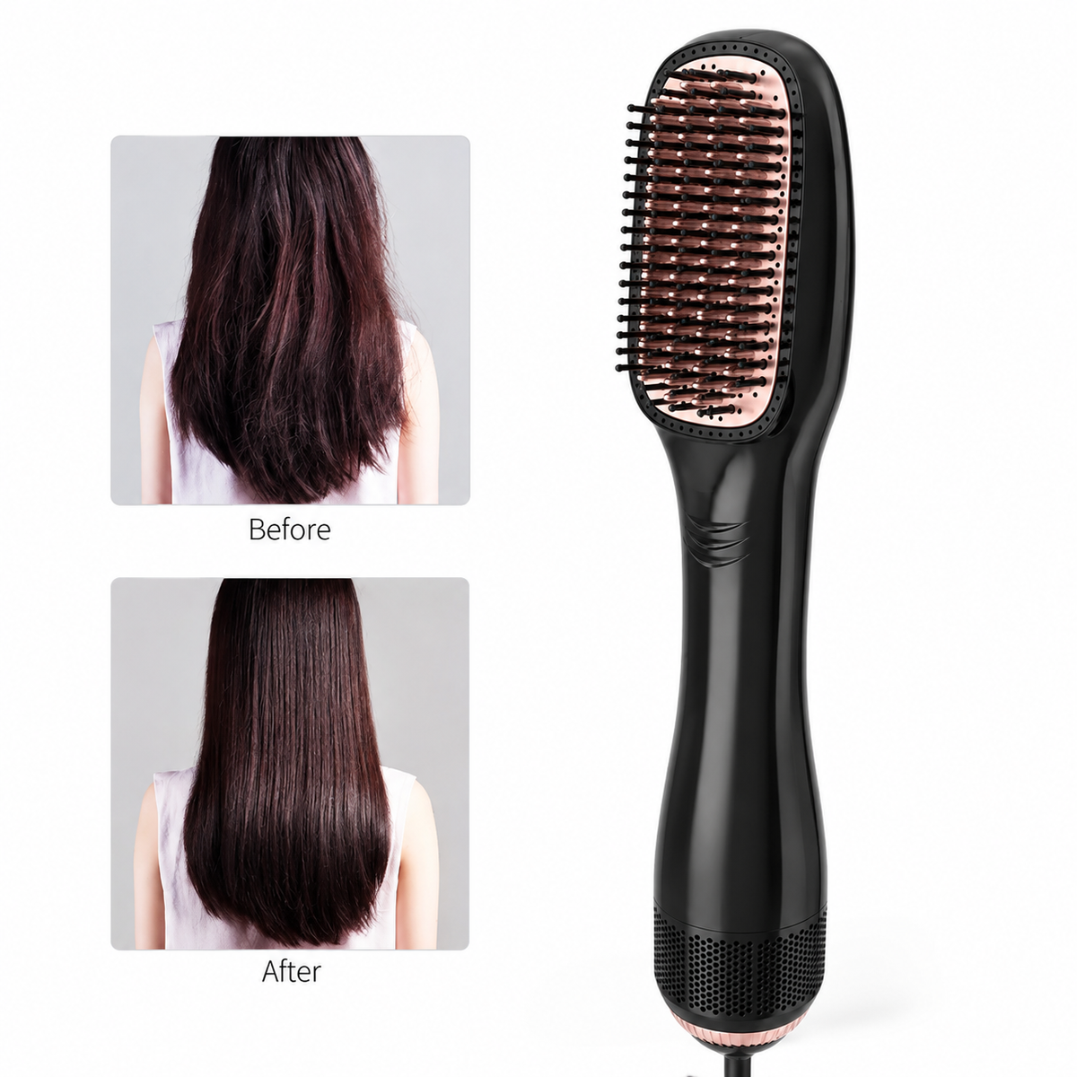 Electric Hair Dryer Brush — Dry, Volumise & Style in One