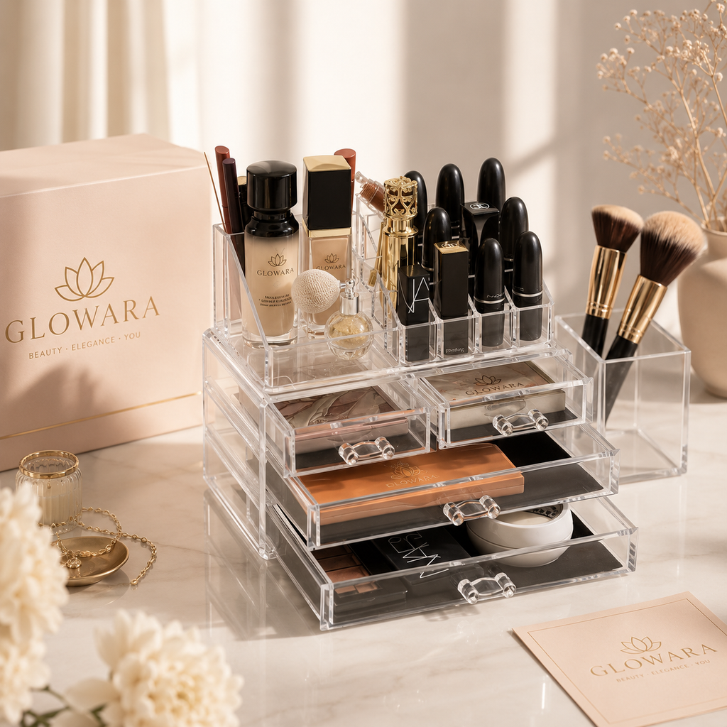 Makeup Storage Organizer Set